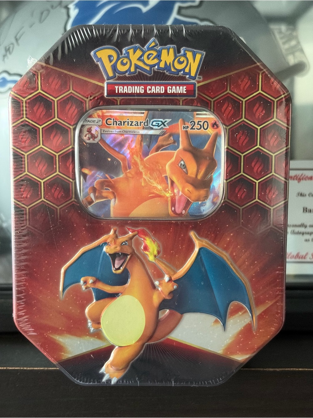 ☘️ NOW $250 ☘️ Pokémon TCG Hidden Fates-Charizard GX Tin Sealed Game Cards